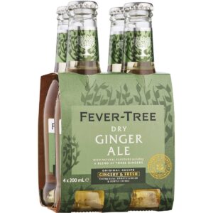 Fever Tree Dry Ginger Ale 200ml x 4