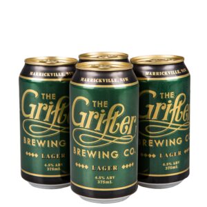 The Grifter Lager Can 375ml x 4