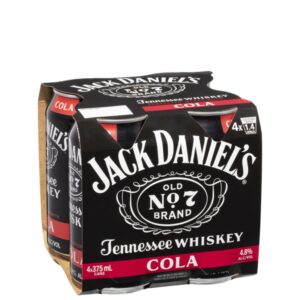 Jack Daniel's & Cola Can 375ml x 4