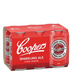Coopers Sparkling Ale Can 375ml x 6