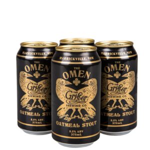 The Grifter Omen Oatmeal Stout Can 375ml x 4