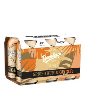 Beenleigh Rum & Ginger Beer Can 375ml x 6