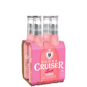 Vodka Cruiser Lush Guava Bottle 275ml x 4